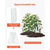 image:imageVEVOR Cucumber Trellis 46 High Foldable AFrame Garden Trellises for Raised Bed 4 Panels Metal Rustproof Outdoor Climbing Plant Support with 2 Plant Bags for Vine Peas Beans Tomato Flowers35 x 55