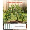 image:imageVEVOR Cucumber Trellis 46 High Foldable AFrame Garden Trellises for Raised Bed 4 Panels Metal Rustproof Outdoor Climbing Plant Support with 2 Plant Bags for Vine Peas Beans Tomato Flowers39 x 32