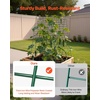 image:imageVEVOR Cucumber Trellis 46 High Foldable AFrame Garden Trellises for Raised Bed 4 Panels Metal Rustproof Outdoor Climbing Plant Support with 2 Plant Bags for Vine Peas Beans Tomato Flowers46 x 34