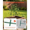 image:imageVEVOR Cucumber Trellis 46 High Foldable AFrame Garden Trellises for Raised Bed 4 Panels Metal Rustproof Outdoor Climbing Plant Support with 2 Plant Bags for Vine Peas Beans Tomato Flowers46 x 36