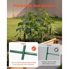 image:imageVEVOR Cucumber Trellis 46 High Foldable AFrame Garden Trellises for Raised Bed 4 Panels Metal Rustproof Outdoor Climbing Plant Support with 2 Plant Bags for Vine Peas Beans Tomato Flowers35 x 55