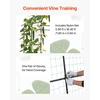 image:imageVEVOR Cucumber Trellis 81 inch Tall Garden Arch Trellis UShape Garden Trellises for Raised Bed Metal Arch Outdoor Climbing Plants Support for Vine Peas Beans Zucchini Tomato Squash FlowersBroad Arch Trellis
