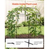 image:imageVEVOR Cucumber Trellis 81 inch Tall Garden Arch Trellis UShape Garden Trellises for Raised Bed Metal Arch Outdoor Climbing Plants Support for Vine Peas Beans Zucchini Tomato Squash FlowersBroad Arch Trellis