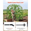 image:imageVEVOR Cucumber Trellis 81 inch Tall Garden Arch Trellis UShape Garden Trellises for Raised Bed Metal Arch Outdoor Climbing Plants Support for Vine Peas Beans Zucchini Tomato Squash FlowersArch Trellis