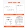 image:imageVEVOR Cucumber Trellis 81 inch Tall Garden Arch Trellis UShape Garden Trellises for Raised Bed Metal Arch Outdoor Climbing Plants Support for Vine Peas Beans Zucchini Tomato Squash FlowersArch Trellis