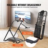 image:imageVEVOR Foldable Racing Steering Wheel Stand Height Adjustable Universal Base Compatible with Logitech amp Thrustmaster Racing Wheel and Pedal Heavyduty Frame Standard GTFormula Seating PortableRound pipe