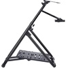 image:imageVEVOR Foldable Racing Steering Wheel Stand Height Adjustable Universal Base Compatible with Logitech amp Thrustmaster Racing Wheel and Pedal Heavyduty Frame Standard GTFormula Seating PortableRound pipe