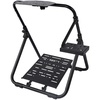 image:imageVEVOR Foldable Racing Steering Wheel Stand Height Adjustable Universal Base Compatible with Logitech amp Thrustmaster Racing Wheel and Pedal Heavyduty Frame Standard GTFormula Seating PortableRound pipe