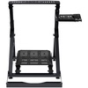 image:imageVEVOR Foldable Racing Steering Wheel Stand Height Adjustable Universal Base Compatible with Logitech amp Thrustmaster Racing Wheel and Pedal Heavyduty Frame Standard GTFormula Seating PortableSquare pipe