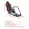 image:imageVEVOR G920 Racing Steering Wheel Stand Shifter Mount fit for Logitech G25 G27 G29 G920 G923 Thrustmaster T330TS Mainstream Brands Gaming Wheel Stand Wheel Pedals NOT Included Racing Wheel StandDualTrack Arm Cockpit