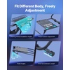image:imageVEVOR G920 Racing Steering Wheel Stand Shifter Mount fit for Logitech G25 G27 G29 G920 G923 Thrustmaster T330TS Mainstream Brands Gaming Wheel Stand Wheel Pedals NOT Included Racing Wheel StandPortable Cockpit