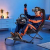 image:imageVEVOR G920 Racing Steering Wheel Stand Shifter Mount fit for Logitech G25 G27 G29 G920 G923 Thrustmaster T330TS Mainstream Brands Gaming Wheel Stand Wheel Pedals NOT Included Racing Wheel StandPortable Cockpit