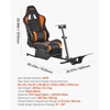 image:imageVEVOR G920 Racing Steering Wheel Stand Shifter Mount fit for Logitech G25 G27 G29 G920 G923 Thrustmaster T330TS Mainstream Brands Gaming Wheel Stand Wheel Pedals NOT Included Racing Wheel StandSingleTrack Arm Cockpit