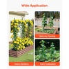 image:imageVEVOR Garden Stakes 50 Pack 4606 inch Plastic Coated Metal Tomato Stakes Garden Sticks for Plants Support with Pointed End and NonSlip Bumps for Growing Climbing Plants Outdoor Vegetables15m11mm