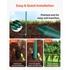 image:imageVEVOR Garden Stakes 50 Pack 4606 inch Plastic Coated Metal Tomato Stakes Garden Sticks for Plants Support with Pointed End and NonSlip Bumps for Growing Climbing Plants Outdoor Vegetables12m11mm
