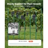 image:imageVEVOR Garden Stakes 50 Pack 4606 inch Plastic Coated Metal Tomato Stakes Garden Sticks for Plants Support with Pointed End and NonSlip Bumps for Growing Climbing Plants Outdoor Vegetables24m20mm
