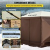 image:imageVEVOR Gazebo Screen Tent 12 x 12 ft 6 Sided Popup Camping Canopy Shelter Tent with Mesh Windows Portable Carry Bag Ground Stakes Large Shade Tents for Outdoor Camping Lawn and Backyard