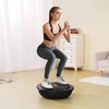 image:imageVEVOR Half Exercise Ball Trainer 2326 inch Balance Ball Trainer 1500lbs Capacity Stability Ball Yoga Ball with Resistance Bands amp Foot Pump Strength Fitness Ball for Home Gym Full Body Workout26 Waterflow Black