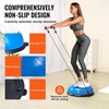 image:imageVEVOR Half Exercise Ball Trainer 2326 inch Balance Ball Trainer 1500lbs Capacity Stability Ball Yoga Ball with Resistance Bands amp Foot Pump Strength Fitness Ball for Home Gym Full Body Workout23 Ripple Blue