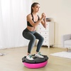 image:imageVEVOR Half Exercise Ball Trainer 2326 inch Balance Ball Trainer 1500lbs Capacity Stability Ball Yoga Ball with Resistance Bands amp Foot Pump Strength Fitness Ball for Home Gym Full Body Workout23 Ripple Pink