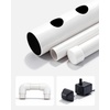 image:imageVEVOR Hydroponics Growing System Kit 1Tier 36 Sites UPVC Pipe Hydroponic Grow Kit with Timed Irrigation Sun amp Light Blocking Pipes Indoor Home Garden Vegetable Planting Grow Kits for Fruit HerbBlack  White  Premium Version