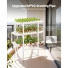 image:imageVEVOR Hydroponics Growing System Kit 1Tier 36 Sites UPVC Pipe Hydroponic Grow Kit with Timed Irrigation Sun amp Light Blocking Pipes Indoor Home Garden Vegetable Planting Grow Kits for Fruit HerbWhite  Standard Version