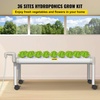 image:imageVEVOR Hydroponics Growing System Kit 1Tier 36 Sites UPVC Pipe Hydroponic Grow Kit with Timed Irrigation Sun amp Light Blocking Pipes Indoor Home Garden Vegetable Planting Grow Kits for Fruit HerbWhite