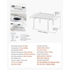 image:imageVEVOR Hydroponics Growing System Kit 1Tier 36 Sites UPVC Pipe Hydroponic Grow Kit with Timed Irrigation Sun amp Light Blocking Pipes Indoor Home Garden Vegetable Planting Grow Kits for Fruit HerbBlack  White  Premium Version