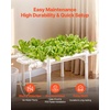 image:imageVEVOR Hydroponics Growing System Kit 1Tier 36 Sites UPVC Pipe Hydroponic Grow Kit with Timed Irrigation Sun amp Light Blocking Pipes Indoor Home Garden Vegetable Planting Grow Kits for Fruit HerbBlack  White  Premium Version