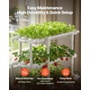 image:imageVEVOR Hydroponics Growing System Kit 1Tier 36 Sites UPVC Pipe Hydroponic Grow Kit with Timed Irrigation Sun amp Light Blocking Pipes Indoor Home Garden Vegetable Planting Grow Kits for Fruit HerbWhite  Standard Version