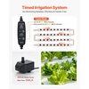 image:imageVEVOR Hydroponics Growing System Kit 1Tier 36 Sites UPVC Pipe Hydroponic Grow Kit with Timed Irrigation Sun amp Light Blocking Pipes Indoor Home Garden Vegetable Planting Grow Kits for Fruit HerbBlack  White  Premium Version