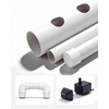 image:imageVEVOR Hydroponics Growing System Kit 1Tier 36 Sites UPVC Pipe Hydroponic Grow Kit with Timed Irrigation Sun amp Light Blocking Pipes Indoor Home Garden Vegetable Planting Grow Kits for Fruit HerbWhite  Standard Version