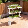 image:imageVEVOR Hydroponics Growing System Kit 1Tier 36 Sites UPVC Pipe Hydroponic Grow Kit with Timed Irrigation Sun amp Light Blocking Pipes Indoor Home Garden Vegetable Planting Grow Kits for Fruit HerbBlack  White  Premium Version