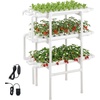 image:imageVEVOR Hydroponics Growing System Kit 1Tier 36 Sites UPVC Pipe Hydroponic Grow Kit with Timed Irrigation Sun amp Light Blocking Pipes Indoor Home Garden Vegetable Planting Grow Kits for Fruit HerbBlack  White  Premium Version