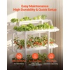 image:imageVEVOR Hydroponics Growing System Kit 1Tier 36 Sites UPVC Pipe Hydroponic Grow Kit with Timed Irrigation Sun amp Light Blocking Pipes Indoor Home Garden Vegetable Planting Grow Kits for Fruit HerbBlack  White  Premium Version