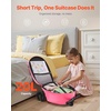 image:imageVEVOR Kids Luggage Set 2 Piece 18 Inch Hardside Rolling Wheels Suitcase with HardShell Backpack Dinosaur Kids Carry on Luggage Set Holiday Birthday Gift for Girls amp Boys Airline ApprovedOwl