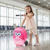 image:imageVEVOR Kids Luggage Set 2 Piece 18 Inch Hardside Rolling Wheels Suitcase with HardShell Backpack Dinosaur Kids Carry on Luggage Set Holiday Birthday Gift for Girls amp Boys Airline ApprovedOwl