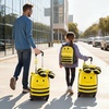 image:imageVEVOR Kids Luggage Set 2 Piece 18 Inch Hardside Rolling Wheels Suitcase with HardShell Backpack Dinosaur Kids Carry on Luggage Set Holiday Birthday Gift for Girls amp Boys Airline ApprovedYellow
