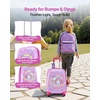image:imageVEVOR Kids Luggage Set 2 Piece 18 Inch Hardside Rolling Wheels Suitcase with HardShell Backpack Dinosaur Kids Carry on Luggage Set Holiday Birthday Gift for Girls amp Boys Airline ApprovedUnicorn