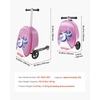 image:imageVEVOR Kids Luggage Set 2 Piece 18 Inch Hardside Rolling Wheels Suitcase with HardShell Backpack Dinosaur Kids Carry on Luggage Set Holiday Birthday Gift for Girls amp Boys Airline ApprovedUnicorn