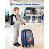 image:imageVEVOR Kids Luggage Set 2 Piece 18 Inch Hardside Rolling Wheels Suitcase with HardShell Backpack Dinosaur Kids Carry on Luggage Set Holiday Birthday Gift for Girls amp Boys Airline ApprovedDinosaur
