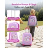 image:imageVEVOR Kids Luggage Set 2 Piece 18 Inch Hardside Rolling Wheels Suitcase with HardShell Backpack Dinosaur Kids Carry on Luggage Set Holiday Birthday Gift for Girls amp Boys Airline ApprovedUnicorn