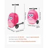 image:imageVEVOR Kids Luggage Set 2 Piece 18 Inch Hardside Rolling Wheels Suitcase with HardShell Backpack Dinosaur Kids Carry on Luggage Set Holiday Birthday Gift for Girls amp Boys Airline ApprovedOwl