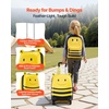 image:imageVEVOR Kids Luggage Set 2 Piece 18 Inch Hardside Rolling Wheels Suitcase with HardShell Backpack Dinosaur Kids Carry on Luggage Set Holiday Birthday Gift for Girls amp Boys Airline ApprovedYellow