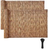 image:imageVEVOR Natural Reed Fencing 4 ft x 1312 ft 2 Pack Decorative Natural Reed Fencing Roll Decorative Fence for Backyard Divider Privacy Screen Panel Curtain for Balcony Patio Garden Backyard OutdoorBrown