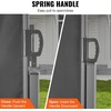 image:imageVEVOR Retractable Side Awning 71 x 118 Patio Retractable Side Screen with 180 gm Polyester Fabric Waterproof Sunshade Outdoor Privacy Screen Room Divider for Garden Balcony Pools Deck GrayGray
