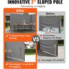 image:imageVEVOR Retractable Side Awning 71 x 118 Patio Retractable Side Screen with 180 gm Polyester Fabric Waterproof Sunshade Outdoor Privacy Screen Room Divider for Garden Balcony Pools Deck GrayGray