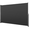 image:imageVEVOR Retractable Side Awning 71 x 118 Patio Retractable Side Screen with 180 gm Polyester Fabric Waterproof Sunshade Outdoor Privacy Screen Room Divider for Garden Balcony Pools Deck GrayGray