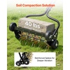 image:imageVEVOR Rolling Lawn Aerator 15 in Manual Push Aerator Roller with 42 Spikes amp 60 in Long Handle Fillable Drum for Added Weight HeavyDuty Lawn Soil Penetrator for Garden Yard Compacted SoilsRolling Weighted Pro