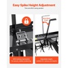 image:imageVEVOR Rolling Lawn Aerator 15 in Manual Push Aerator Roller with 42 Spikes amp 60 in Long Handle Fillable Drum for Added Weight HeavyDuty Lawn Soil Penetrator for Garden Yard Compacted SoilsTow Behind